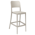 Parker Solid Back Outdoor Resin Bar Stool Thumbnail 1