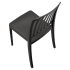 Miles Slat Back Outdoor Resin Chair Thumbnail 5