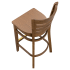 Premium US Made Ladder Back Bar Stool Thumbnail 5
