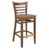 Premium US Made Ladder Back Bar Stool Thumbnail 1