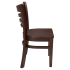 Premium US Made Ladder Back Wood Chair Thumbnail 3