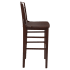 Premium US Made School House Wood Restaurant Bar Stool Thumbnail 3