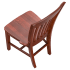 Premium US Made School House Wood Chair Thumbnail 5