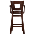 Premium US Made Duna Wood Bar Stool With Arms Thumbnail 6