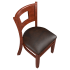 Premium US Made Duna Wood Chair Thumbnail 4