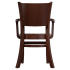 Premium US Made Tiffany Wood Chair With Arms Thumbnail 4