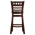 Premium US Made American Back Wood Restaurant Bar Stool Thumbnail 6