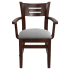 Premium US Made Henry Wood Chair with Arms Thumbnail 2