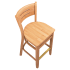 Premium US Made Henry Wood Restaurant Bar Stool Thumbnail 4