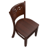 Premium US Made Leonardo Wood Chair Thumbnail 4