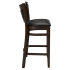 Premium Padded Back Wood Bar Stool Thumbnail 3