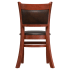 Premium Padded Back Wood Chair Thumbnail 6