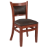 Premium Padded Back Wood Chair Thumbnail 1
