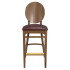 Premium Lorenzo Wood Bar Stool Thumbnail 2