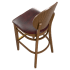 Premium Lorenzo Wood Bar Stool Thumbnail 5