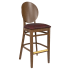 Premium Lorenzo Wood Bar Stool Thumbnail 1
