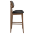 Gisselle Wood Bar Stool with Padded Back Thumbnail 3