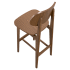 Gisselle Wood Bar Stool Thumbnail 5