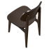 Gisselle Restaurant Wood Chair Thumbnail 6