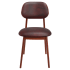 Gisselle Wood Chair with Padded Back Thumbnail 2