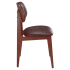 Gisselle Wood Chair with Padded Back Thumbnail 3