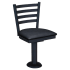Ladder Back Bolt Down Swivel Metal Chair Thumbnail 1