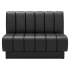 6 Channel Custom Booth with Pullover Back and Channeled Jumbo Seat Thumbnail 2