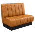 6 Channel Custom Booth with Pullover Back and Channeled Jumbo Seat Thumbnail 3