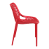 Dante Commercial Resin Outdoor Chair Thumbnail 2
