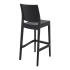Kyra Commercial Outdoor Resin Bar Stool Thumbnail 3