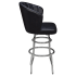 Premium Aria Swivel Bar Stool with Chrome Frame Thumbnail 2