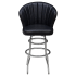 Premium Aria Swivel Bar Stool with Chrome Frame Thumbnail 3