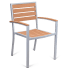 Set of Grey Heavy Duty Armchairs with Table Thumbnail 4