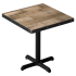 Custom Laminate Table Top with Industrial Steel Edge Thumbnail 4