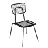 Ollie Patio Chair in Black Finish Thumbnail 1