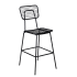 Ollie Patio Bar Stool in Black Finish Thumbnail 1