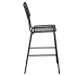 Ollie Patio Bar Stool in Black Finish Thumbnail 3