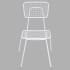 Ollie Patio Chair in White Finish Thumbnail 3