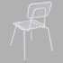 Ollie Patio Chair in White Finish Thumbnail 4