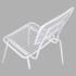 Ollie Patio Chair in White Finish Thumbnail 6