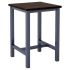 Ottis Bar Height Table Set in Dark Grey Finish Thumbnail 4