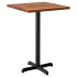Premium Solid Wood Plank Restaurant Table - Bar Height Thumbnail 1