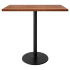 Premium Solid Wood Plank Restaurant Table - Bar Height Thumbnail 5