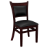 Premium Padded Back Wood Chair Thumbnail 1