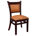 Premium Padded Back Wood Chair Thumbnail 6