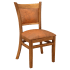 Premium Padded Back Wood Chair Thumbnail 4