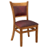 Premium Padded Back Wood Chair Thumbnail 3