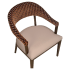 Valro Curved-Back Aluminum Chair Thumbnail 5