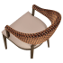 Valro Curved-Back Aluminum Chair Thumbnail 6