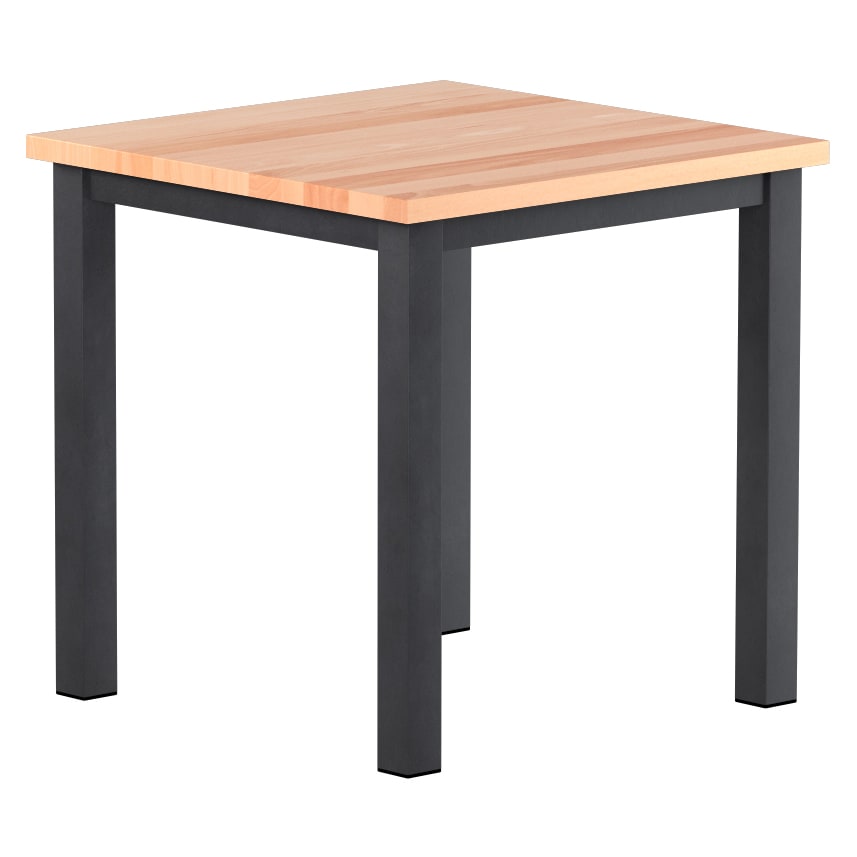 Ottis Table Set in Black Finish with Ottis Table Set in Black Finish